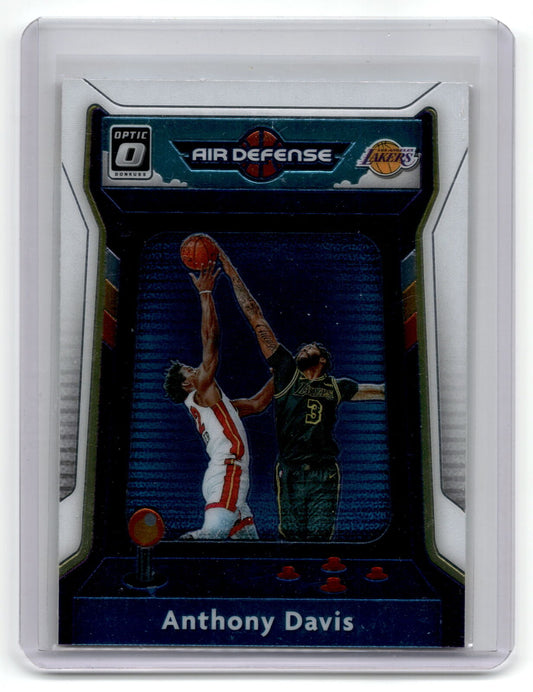 2020 Donruss Optic #5 Anthony Davis Air Defense Purple NM