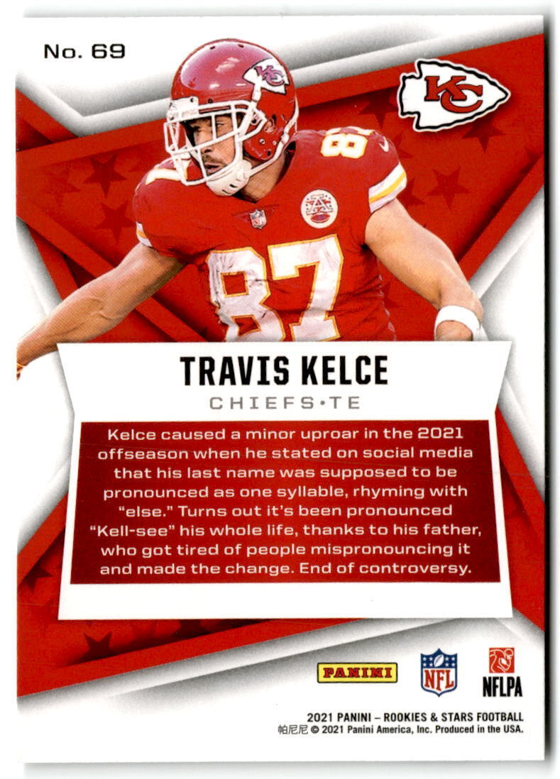 2021 Panini Rookies & Stars #69 Travis Kelce NM