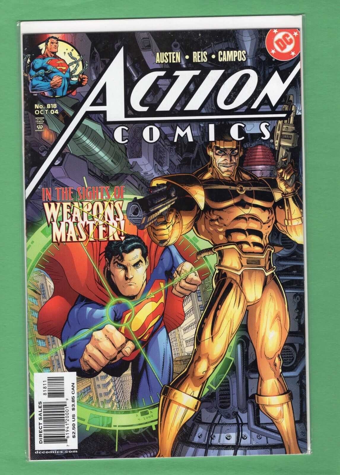 ACTION COMICS 818 SUPERMAN ARTHUR ADAMS COVER DC COMICS 2004