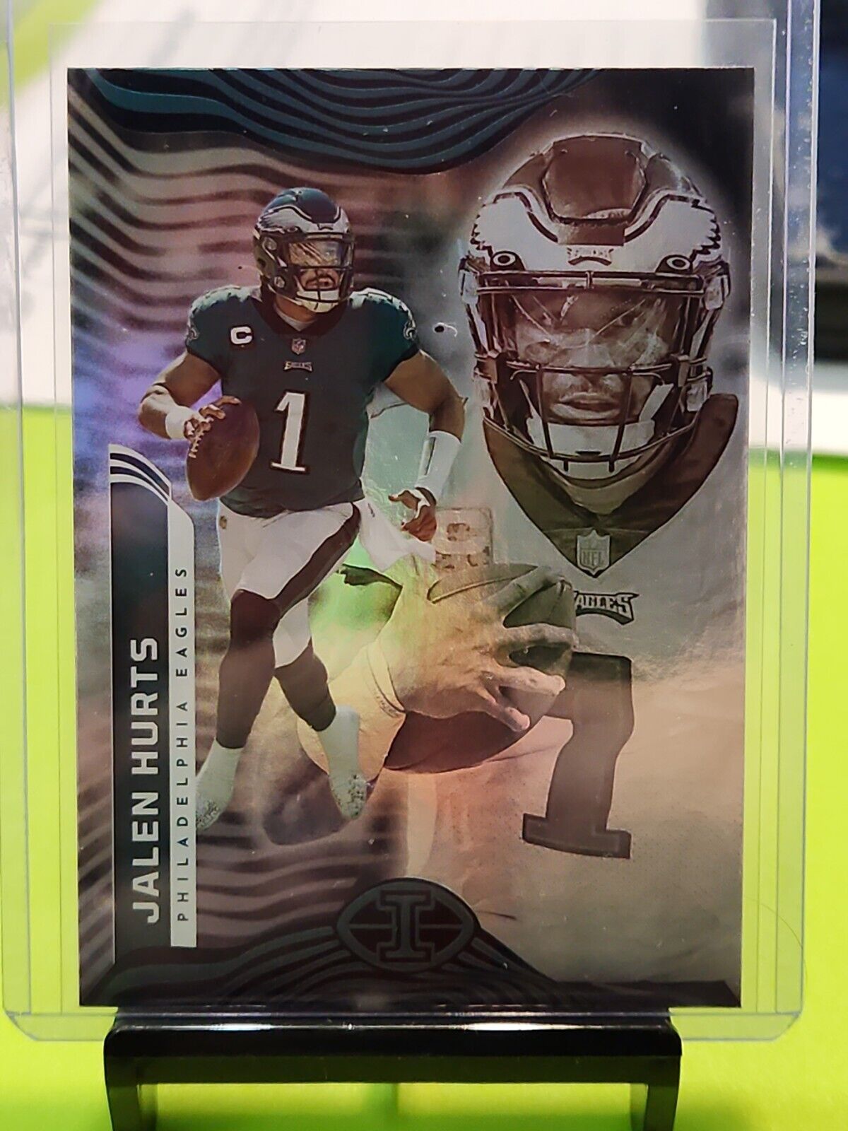 2022 Illusions Football Base #79 Jalen Hurts - NFC CHAMPION PHILADELPHIA EAGLES