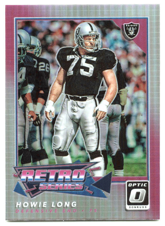 2022 DONRUSS OPTIC #RS-23 Howie Long RETRO SERIES Red NM