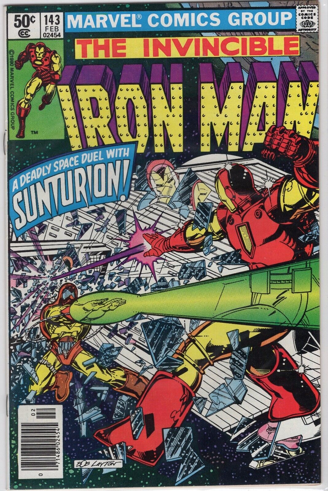 Iron Man 143 🔑1st App SUNTURION🔥1981 NWSTND🔥Invincible Iron Man🔥Bronze🔥FN+