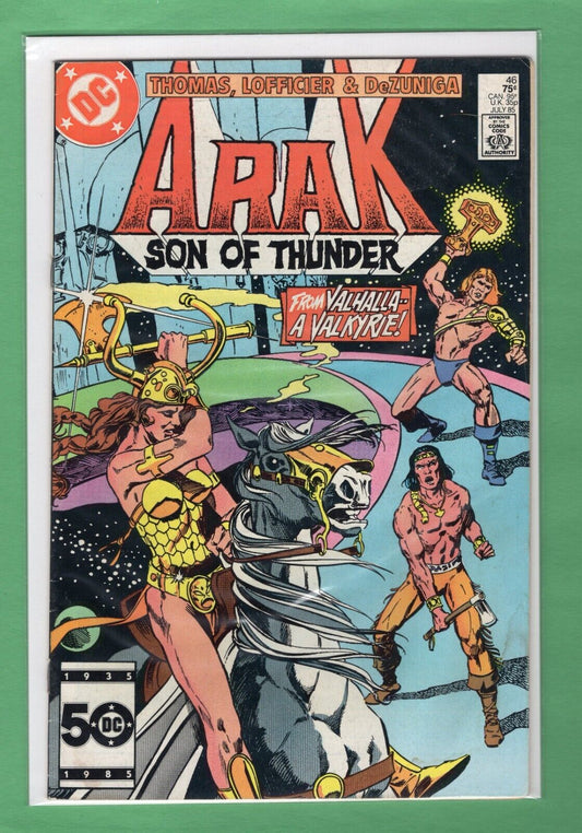 Arak Son of Thunder #46 The Road To Valhalla - 1985 DC Comics - Bagged & Boarded