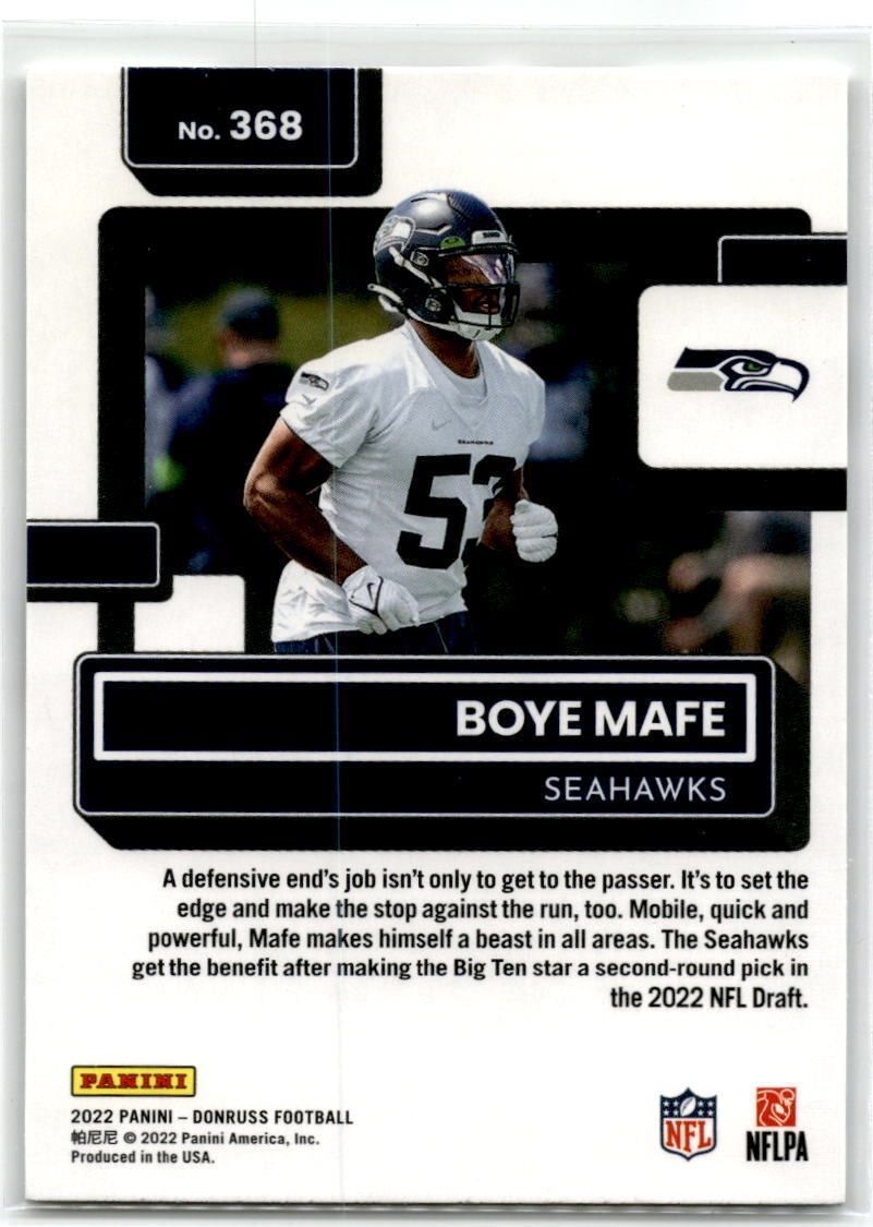 2022 Donruss #368 Boye Mafe NM