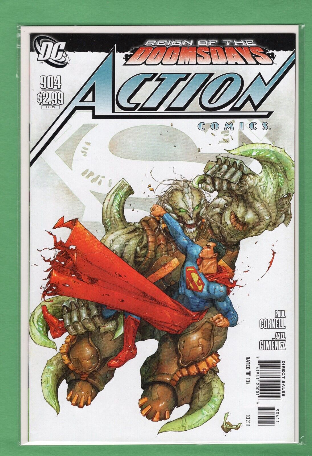 2011 DC #904 Action Comics Superman Reign of Doomsday