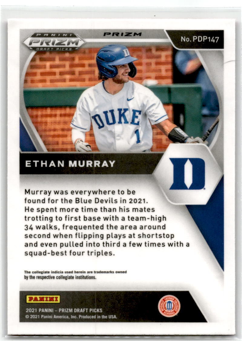 2021 Panini Prizm Draft Picks #PDP147 Ethan Murray NM