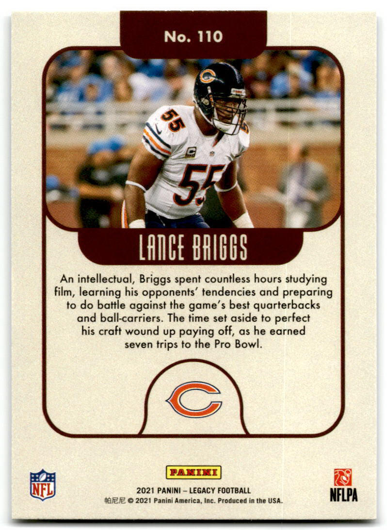 2021 Panini Legacy #110 Lance Briggs NM