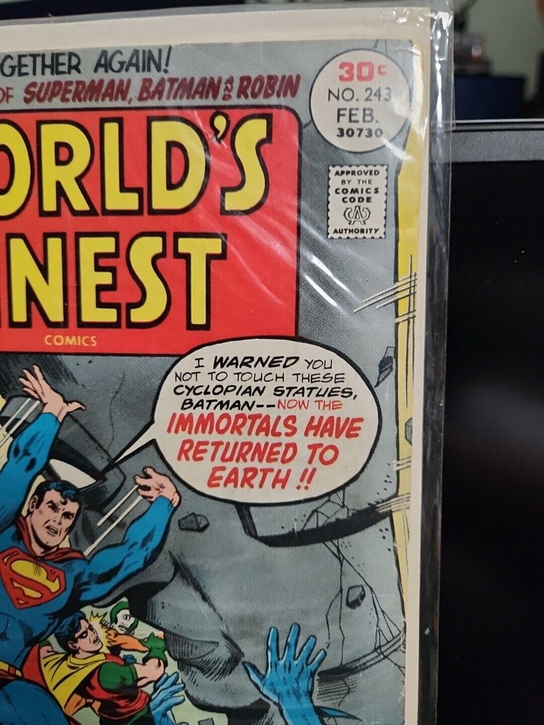 World's Finest #243 DC Comics 1977 GD/VG Superman & Batman