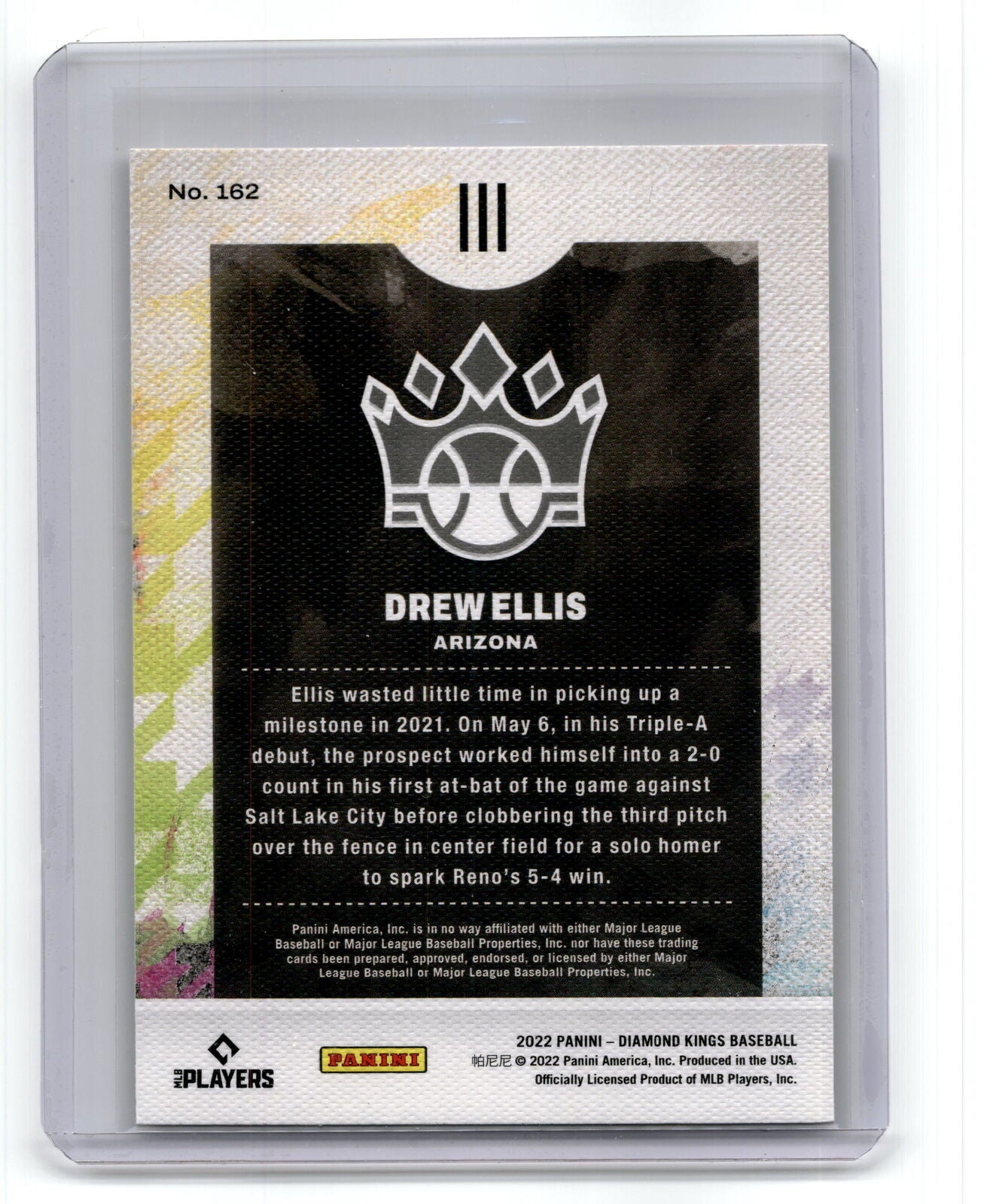 2022 Panini Diamond Kings #162 Drew Ellis NM