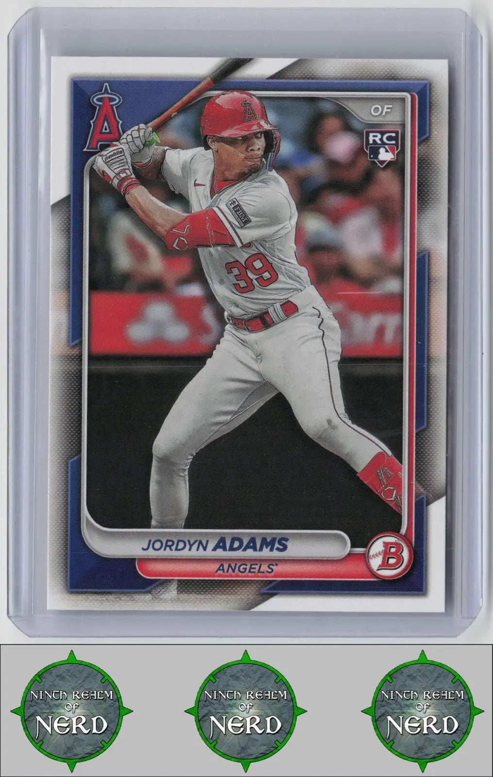 Jordyn Adams 2024 Bowman #27 RC Los Angeles Angels