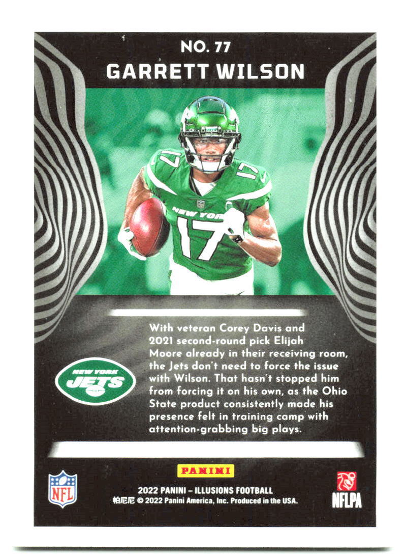 2022 Panini Illusions #77 Garrett Wilson Retail NM