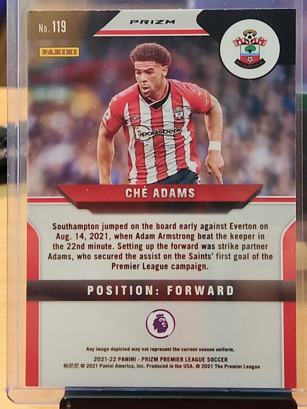 2022 Panini Prizm Che Adams Red, White, And Blue