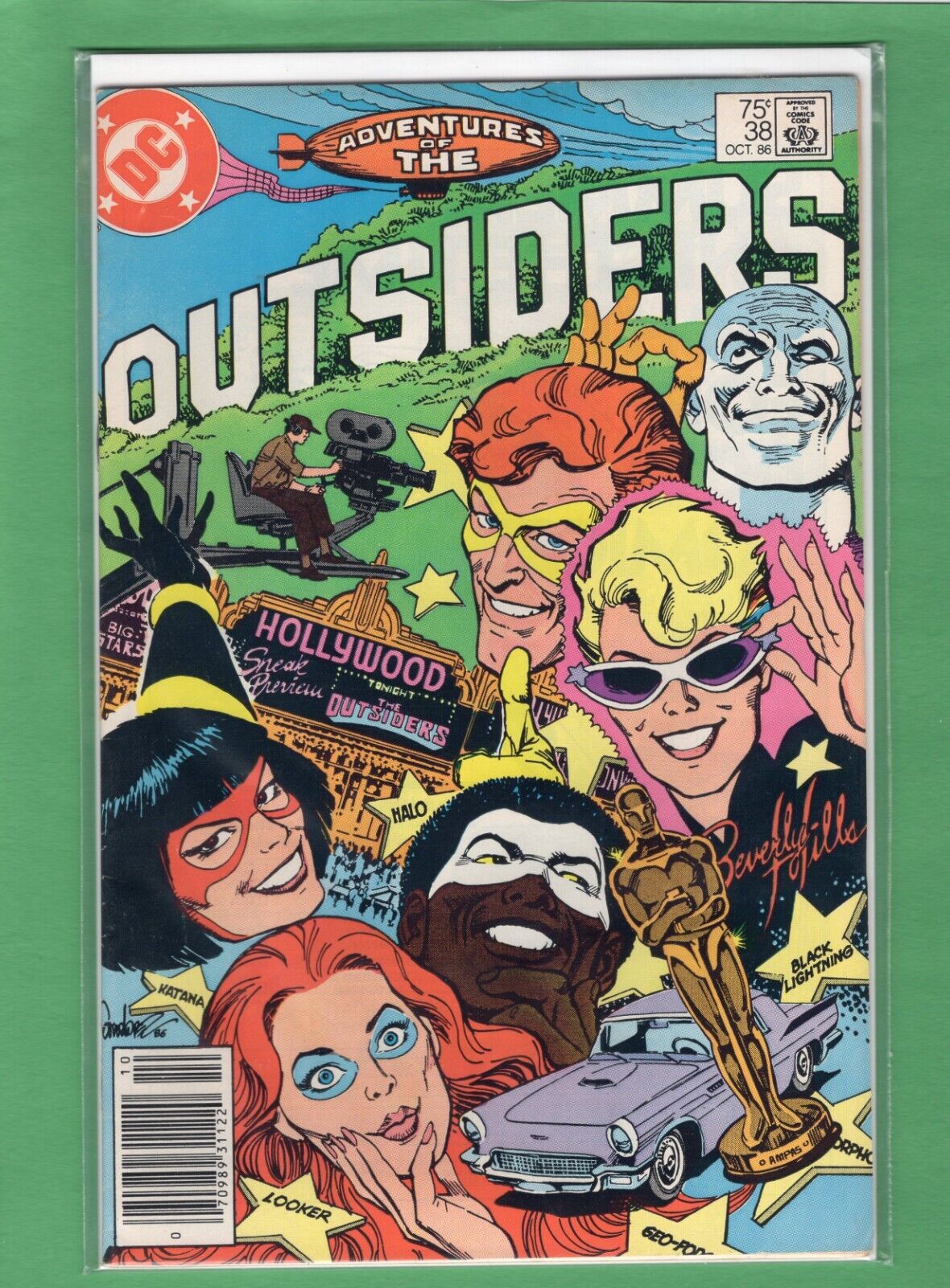 Adventures of the Outsiders #38 Newsstand DC comics 