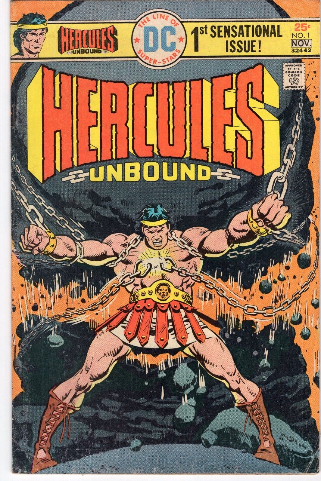 DC Hercules Unbound Comic Book Issue #1 1975