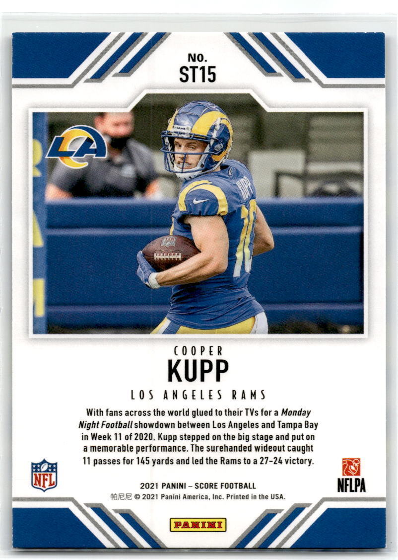 2021 Score #ST15 Cooper Kupp Score Team Green NM