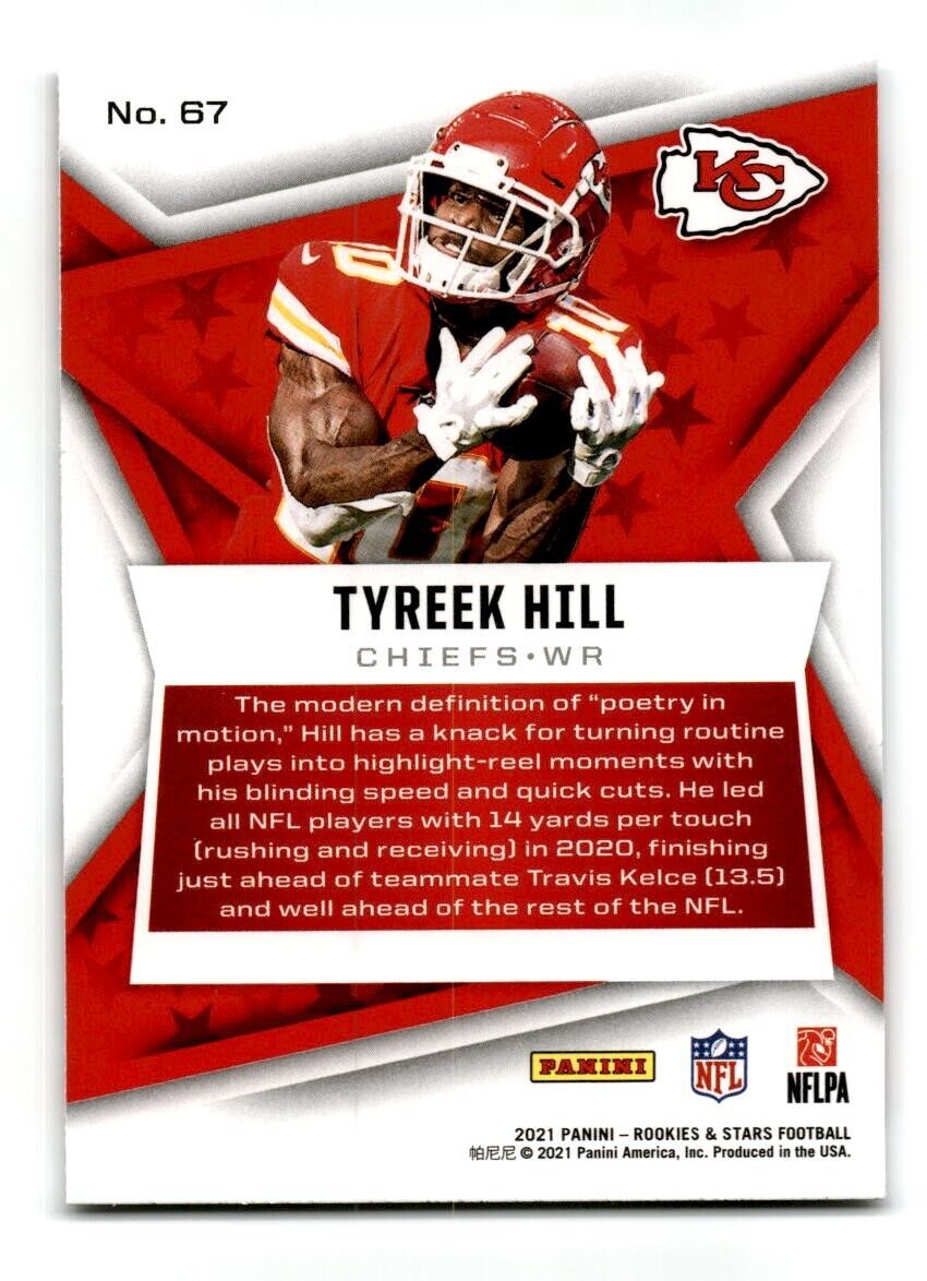 2021 Panini Rookies & Stars #67 Tyreek Hill NM