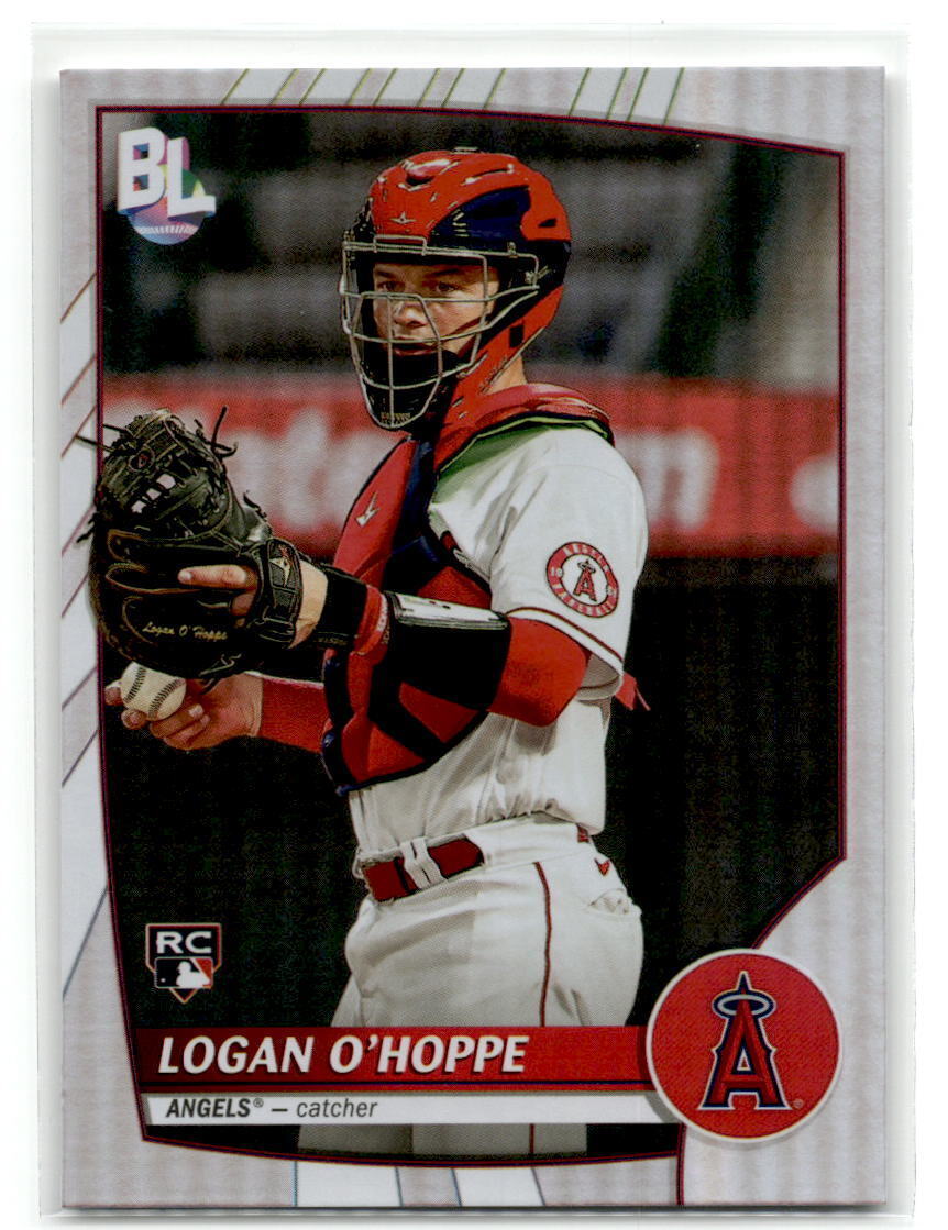 2023 Topps Big League #203 Logan O'Hoppe Electric Orange NM