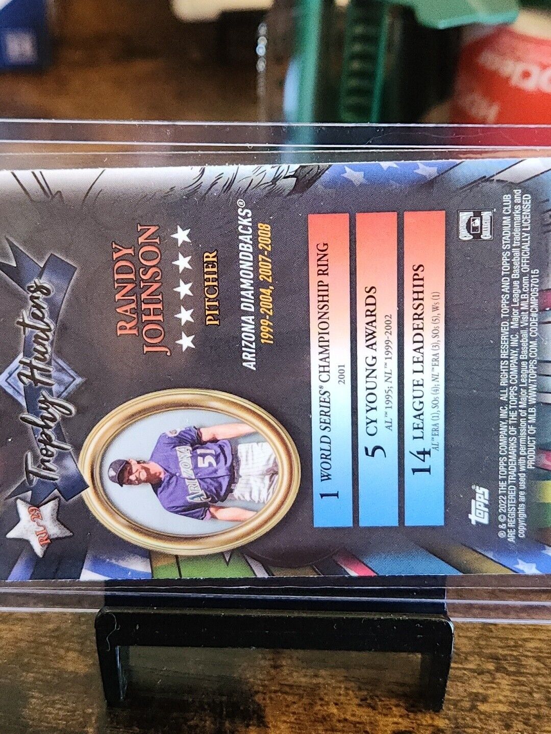 2022 Topps Stadium Club Chrome - Trophy Hunters #RL-29 Randy Johnson