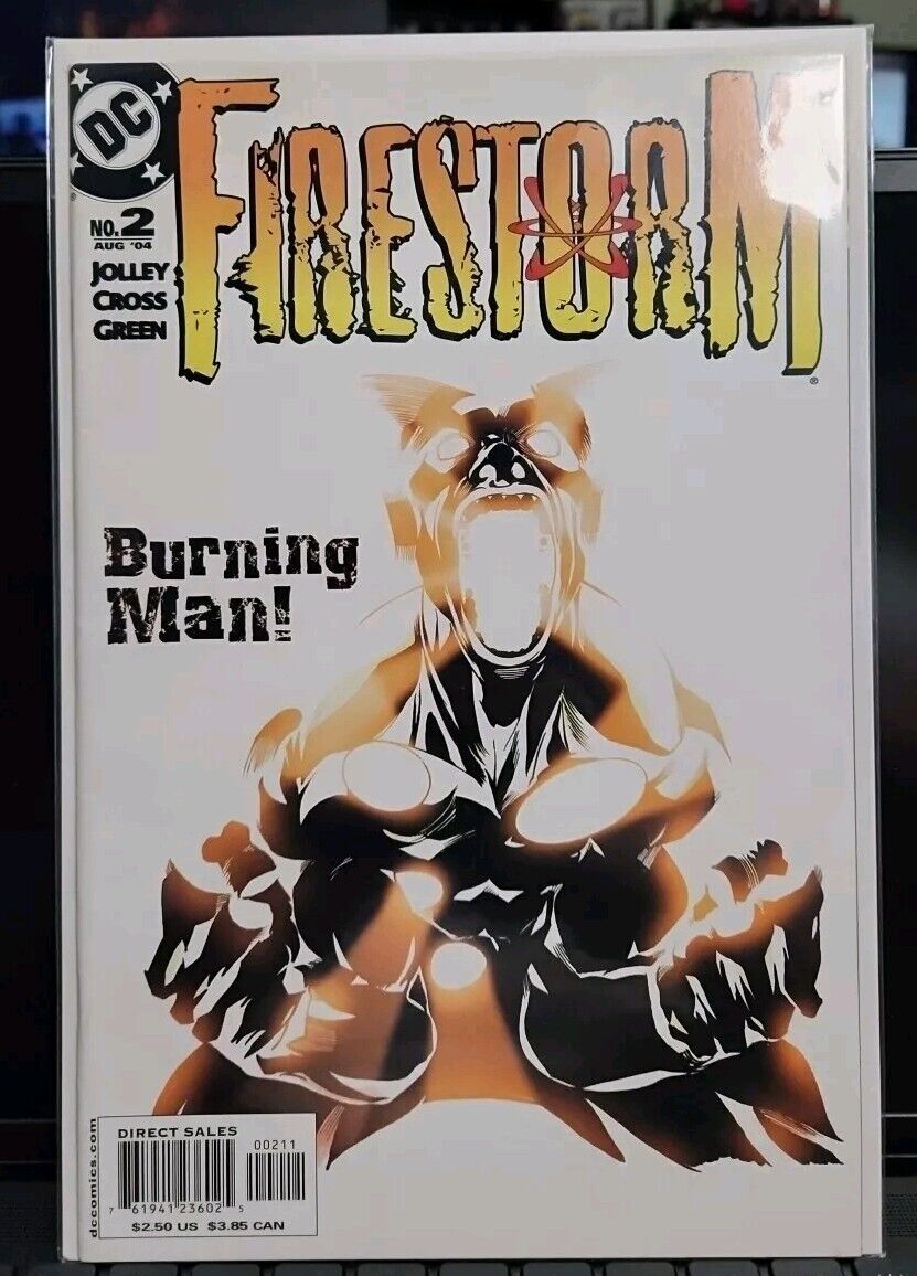 Firestorm #2 NM- Burning Man Jolley Cross Green (2004 DC Comics)