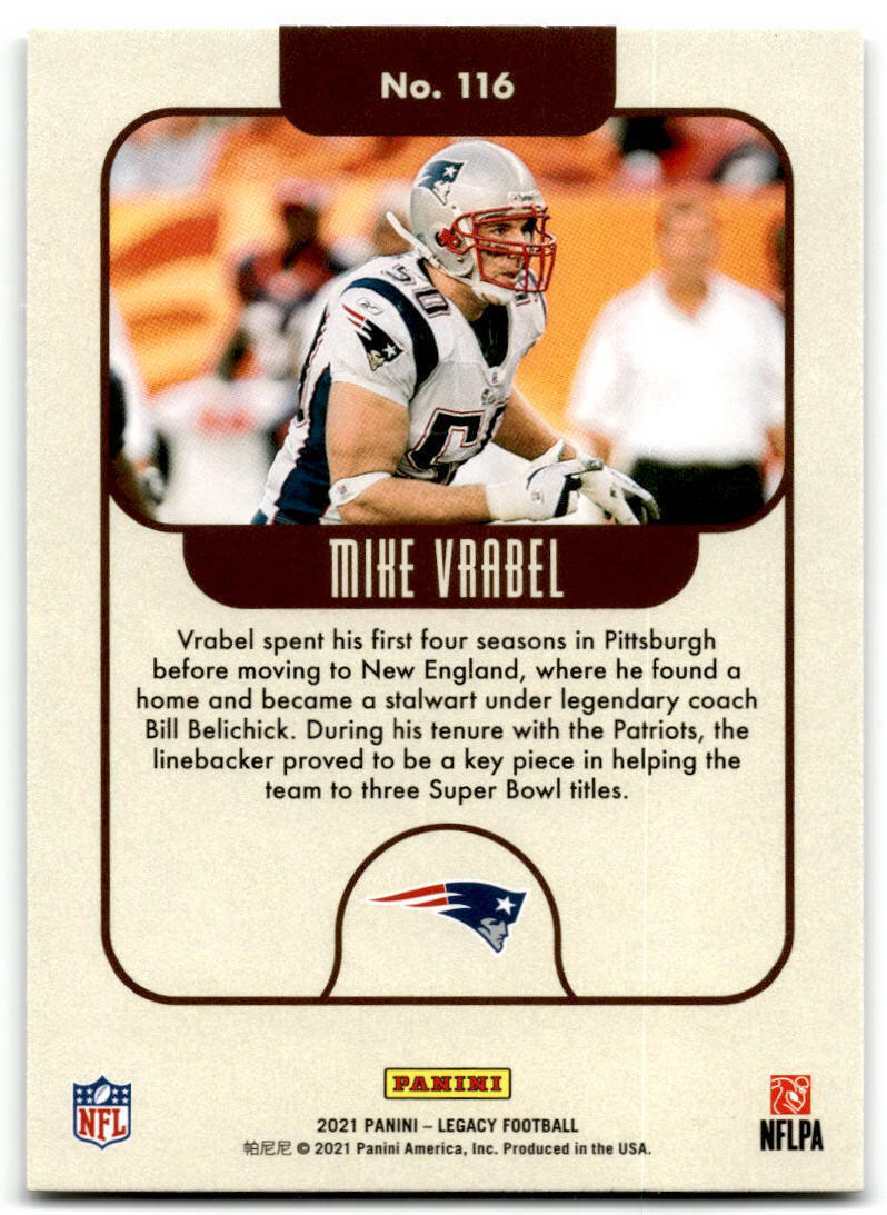 2021 Panini Legacy #116 Mike Vrabel NM