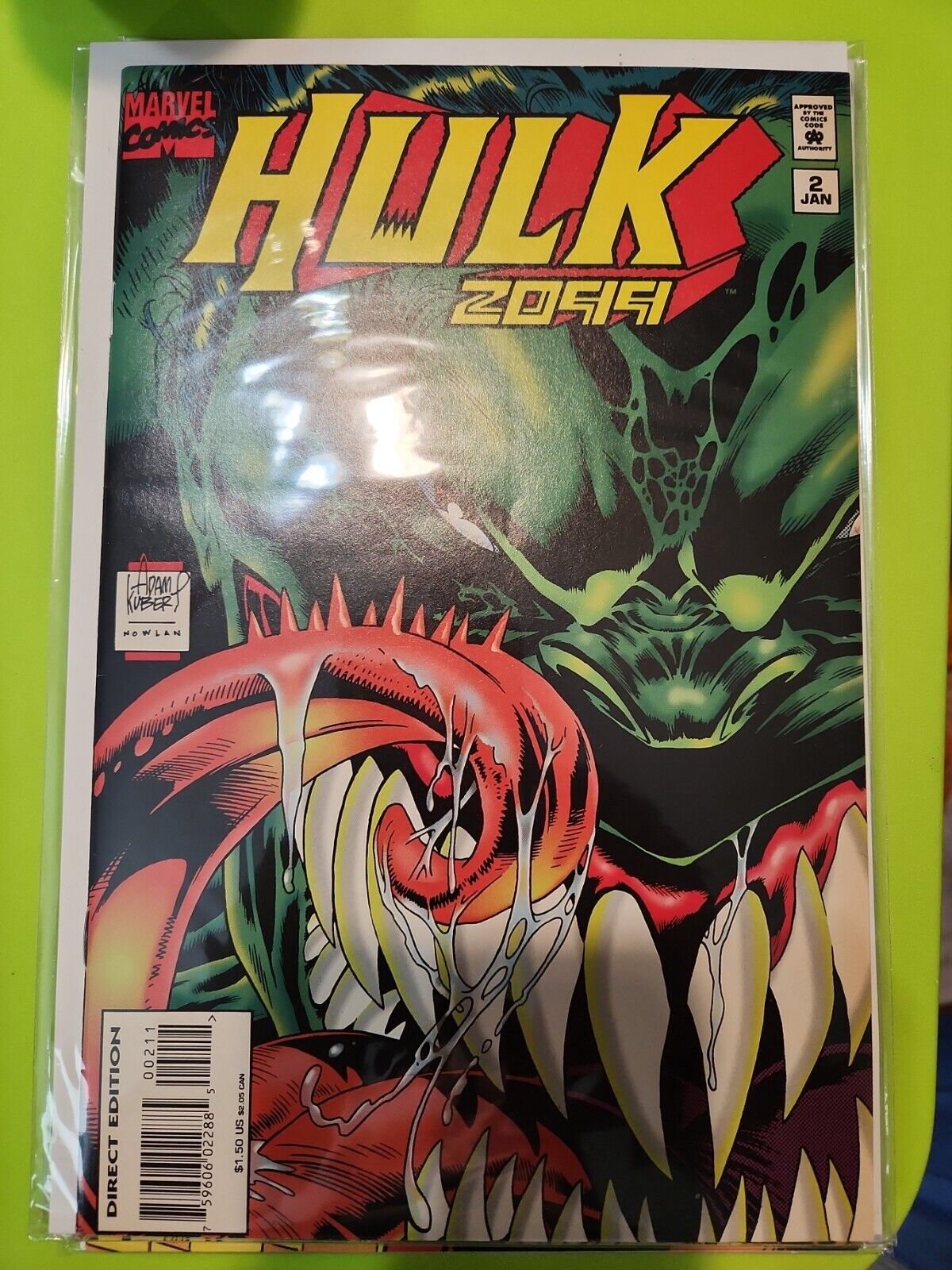 Hulk 2099 #2 (1995 Marvel Comics, Gerard Jones) VF