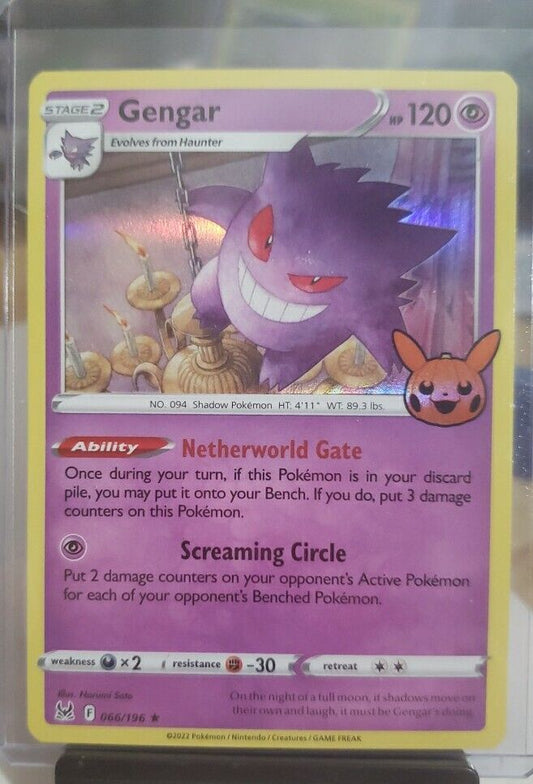 Pokemon Trick Or Trade 2023 Gengar 066/196 Holo Stamped