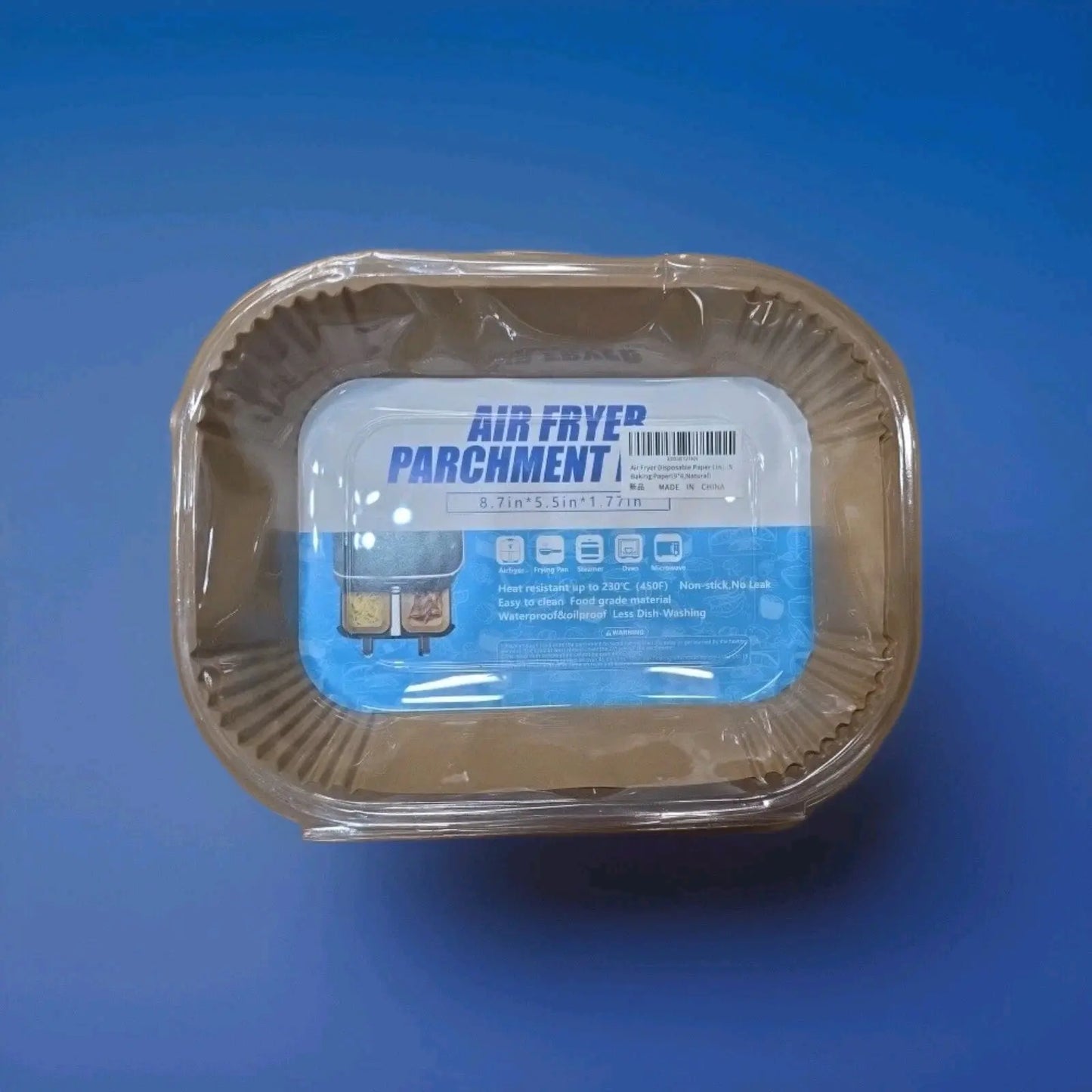 100 Air Fryer Disposable Paper Liner Non-stick Baking Oil-proof Liners Square