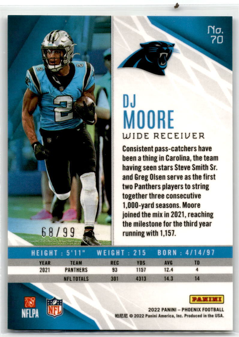 2022 Panini Phoenix #70 DJ Moore NM