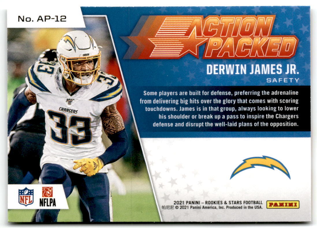 2020 Panini Rookies & Stars #12 Derwin James Jr. Action Packed NM