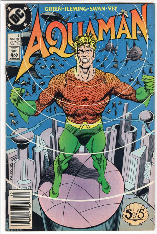 AQUAMAN #5   LIMITED SERIES DC COMICS 1989