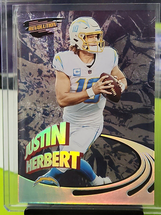 2022 Panini Zenith 🏈 Justin Herbert Pacific Revolution LA Chargers