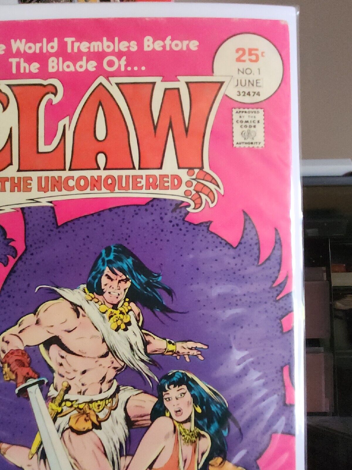 Claw the Unconquered (1975 series) #1 in Fine to very fine condition. DC comics 