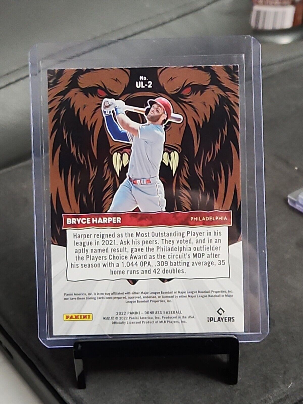 2022 Panini Donruss Unleashed Rapture Bryce Harper #UL-2