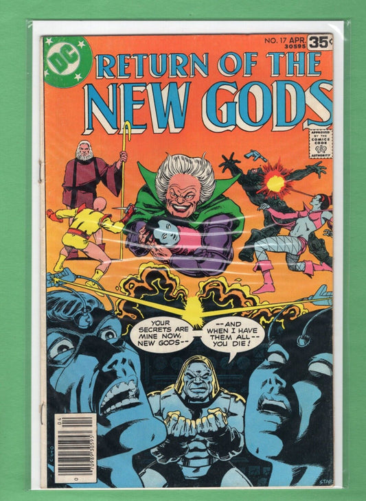 Return Of The New Gods #17 Mar 1978 Bronze Age DC Comics ID:47184