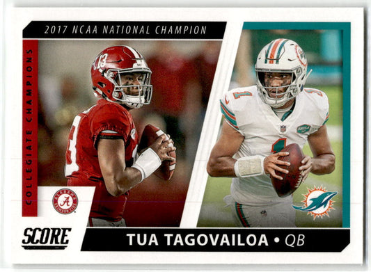 2021 Score #CC2 Tua Tagovailoa Collegiate Champions NM