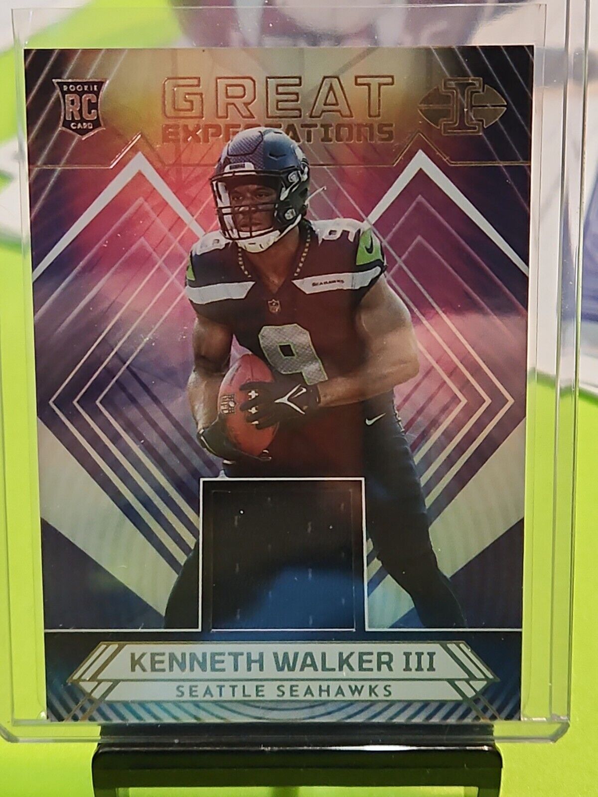 2022 Panini Illusions Kenneth Walker III lot with Great Expectations relic