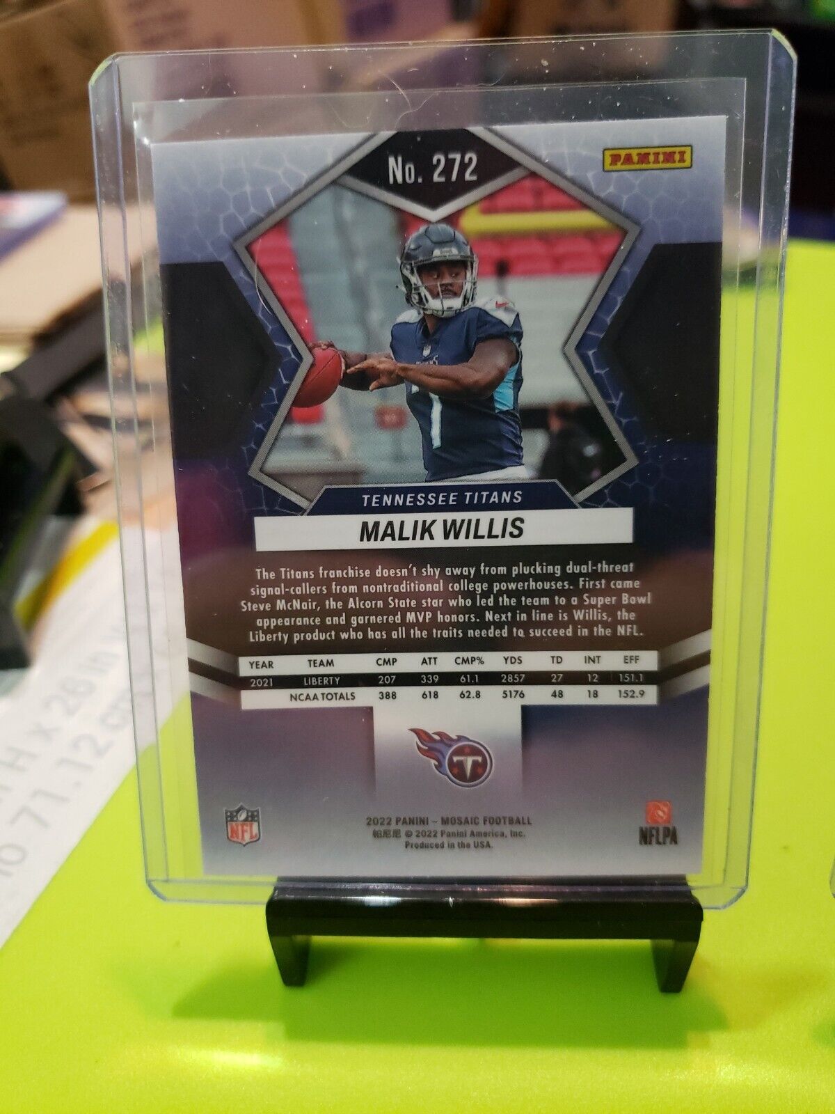 Tennessee Titans Malik Willis Rookie 3 Card Lot