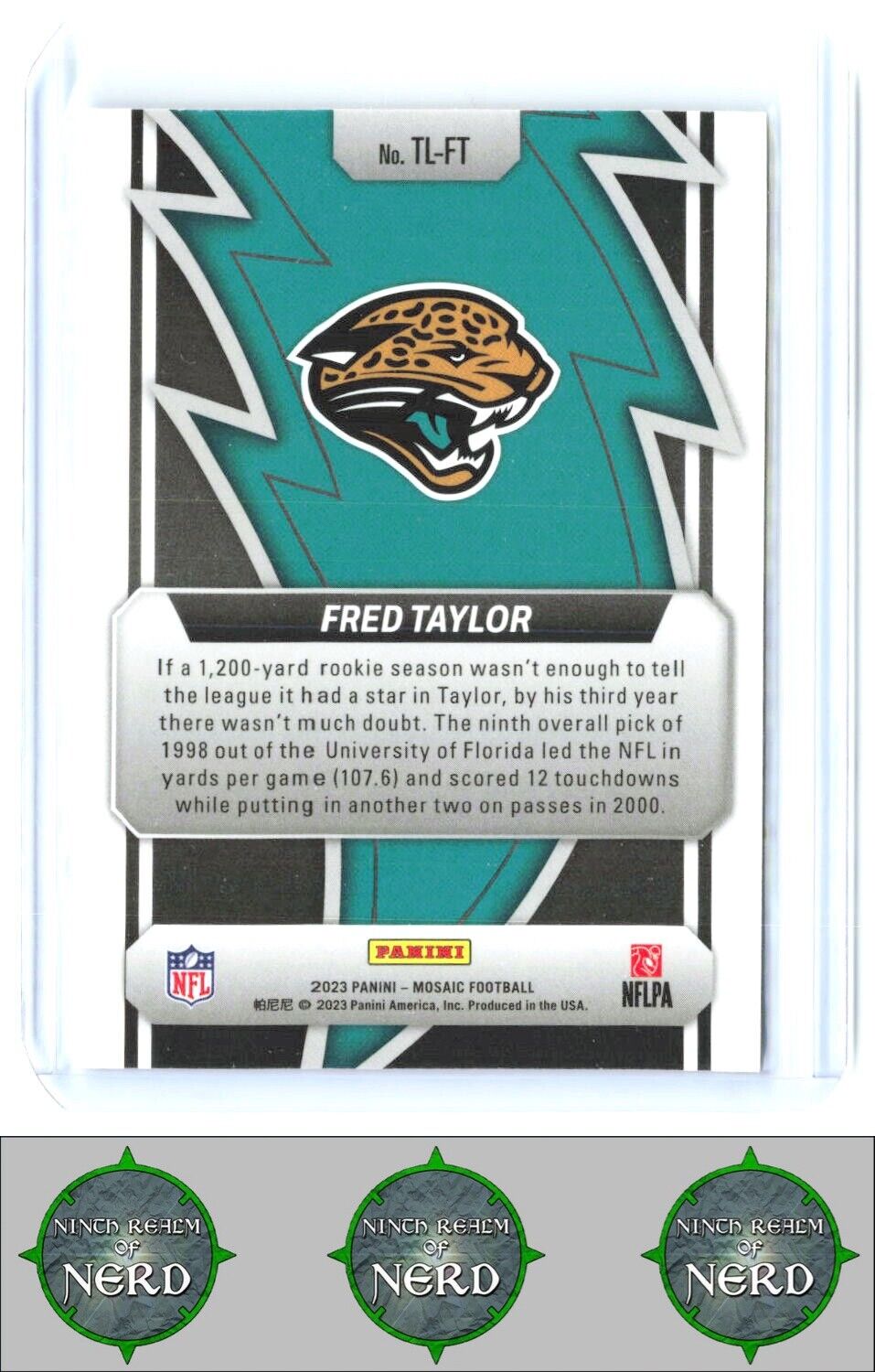 2023 Panini Mosaic #TL-FT Fred Taylor Thunder Lane