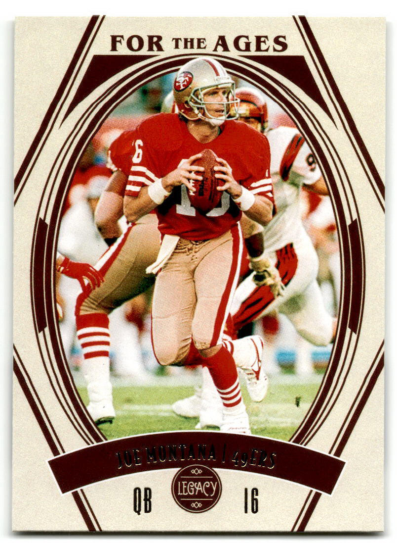 2021 Panini Legacy #FTA-10 Joe Montana For the Ages Blue NM