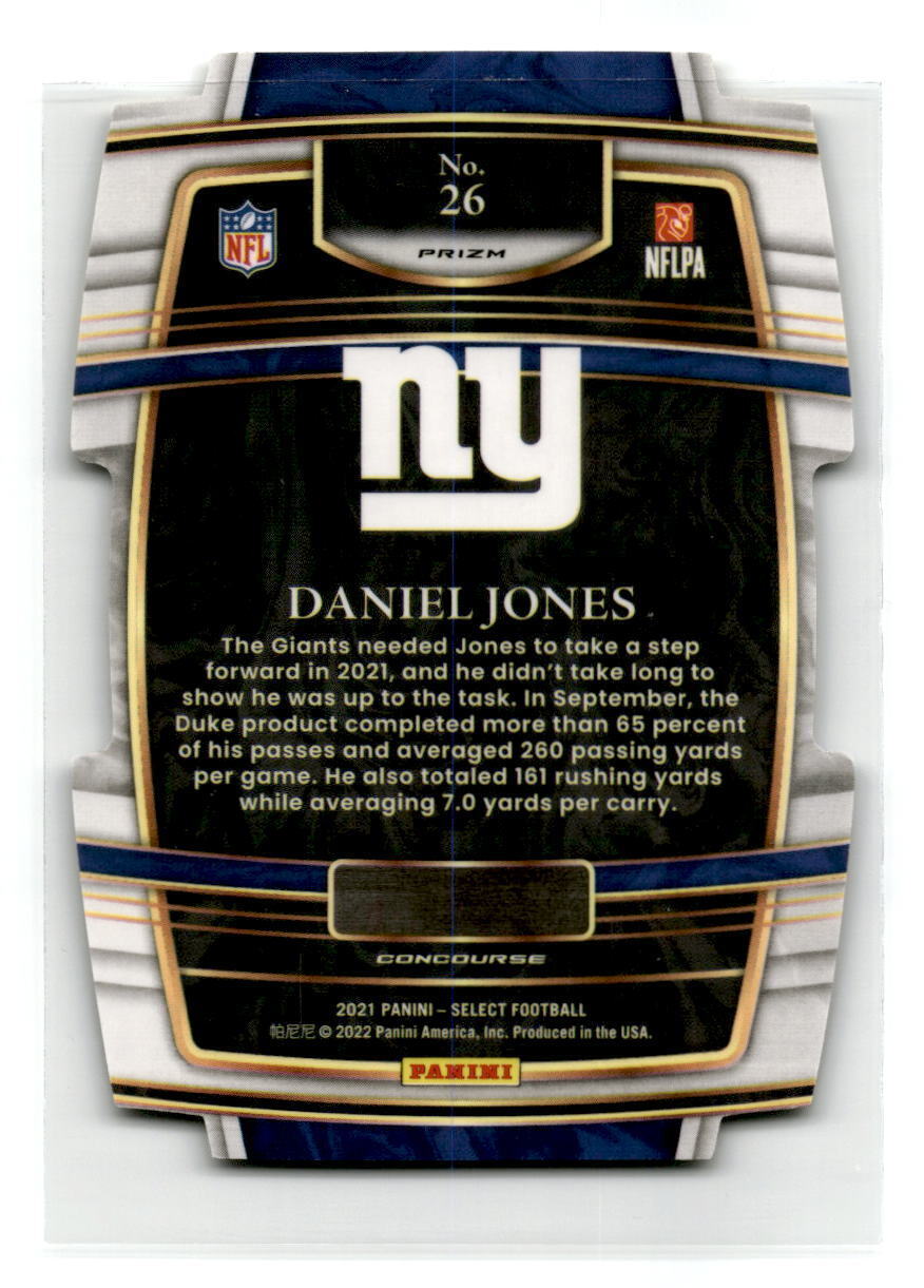 2021 Panini Select #26 Daniel Jones NM