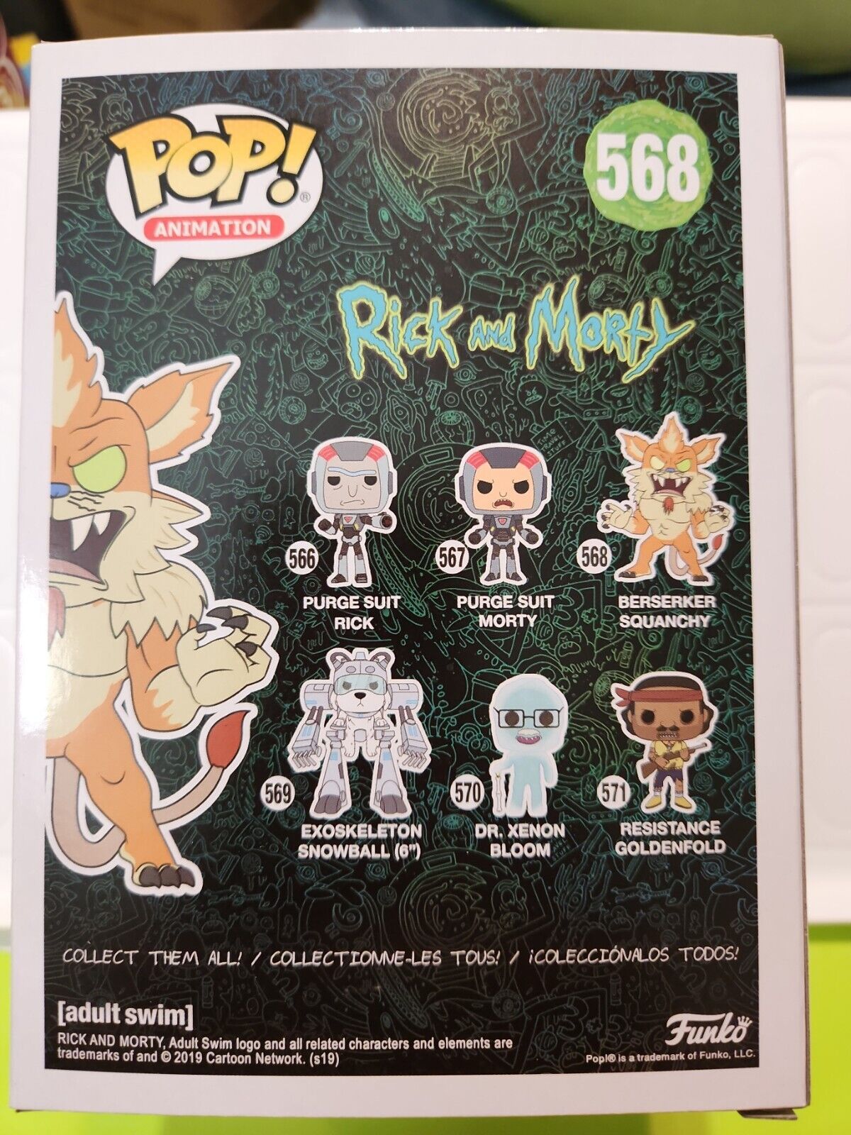 Funko Pop! Rick & Morty Berserker Squanchy #568 Vinyl Figure ~ Collector Quality