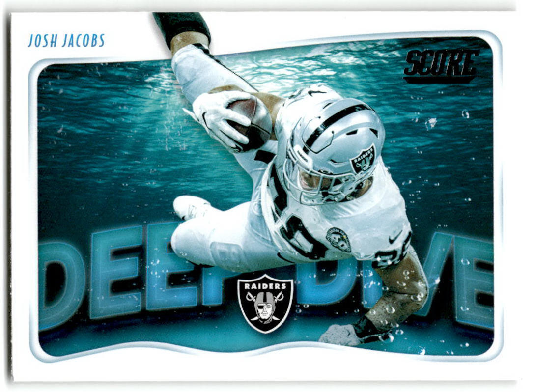 2020 Score #DD-JJ Josh Jacobs Deep Dive Red NM