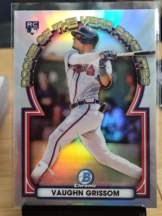 Vaughn Grissom 2023 Bowman Chrome Rookie of the Year Favorites #ROYF-8 RC Braves