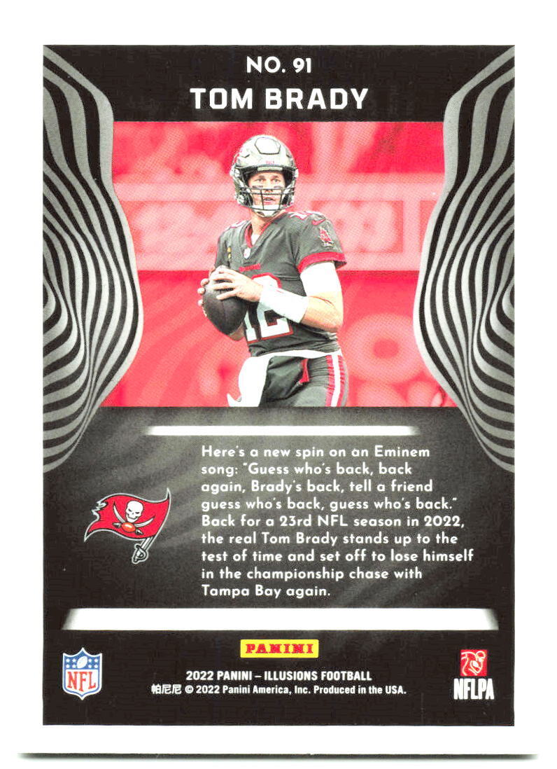 2022 Panini Illusions #91 Tom Brady Retail NM