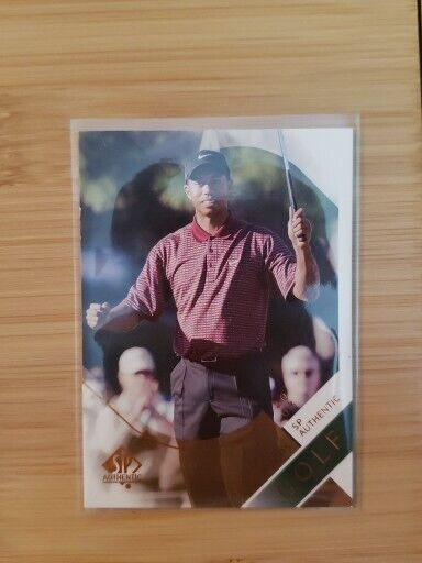 TIGER WOODS 2003 Upper Deck SP Authentic #1SPA Golf Card PGA 