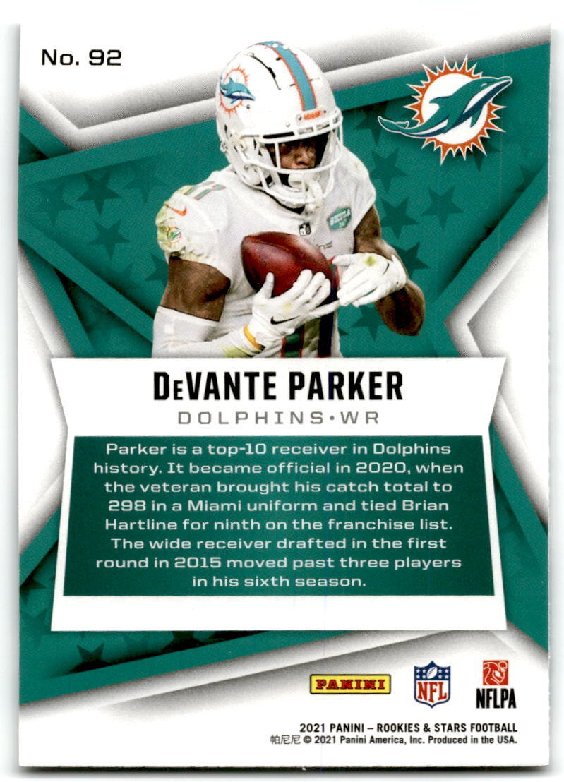 2021 Panini Rookies & Stars #92 DeVante Parker nm