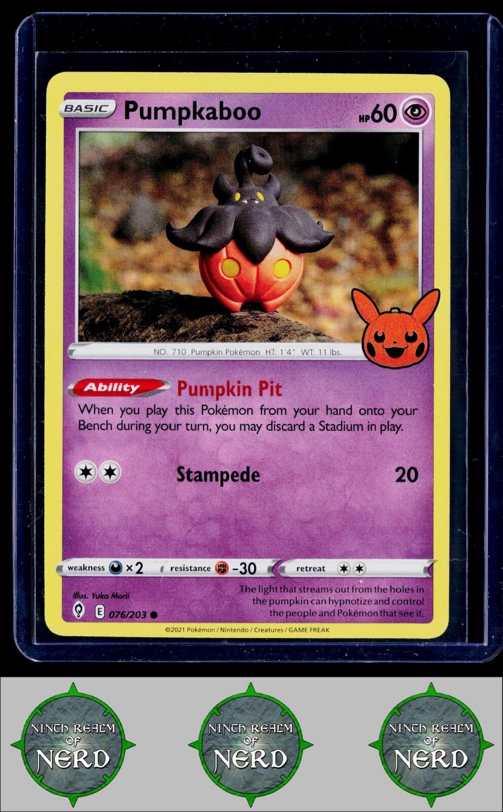 Pumpkaboo Trick or Trade BOOster #076/203 Promo