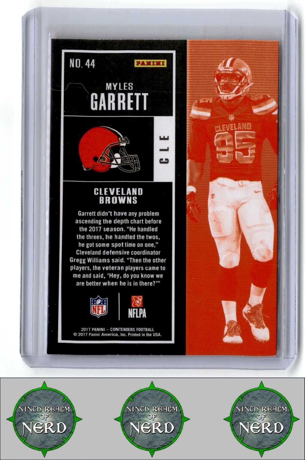 2017 Panini Contenders #44 Myles Garrett