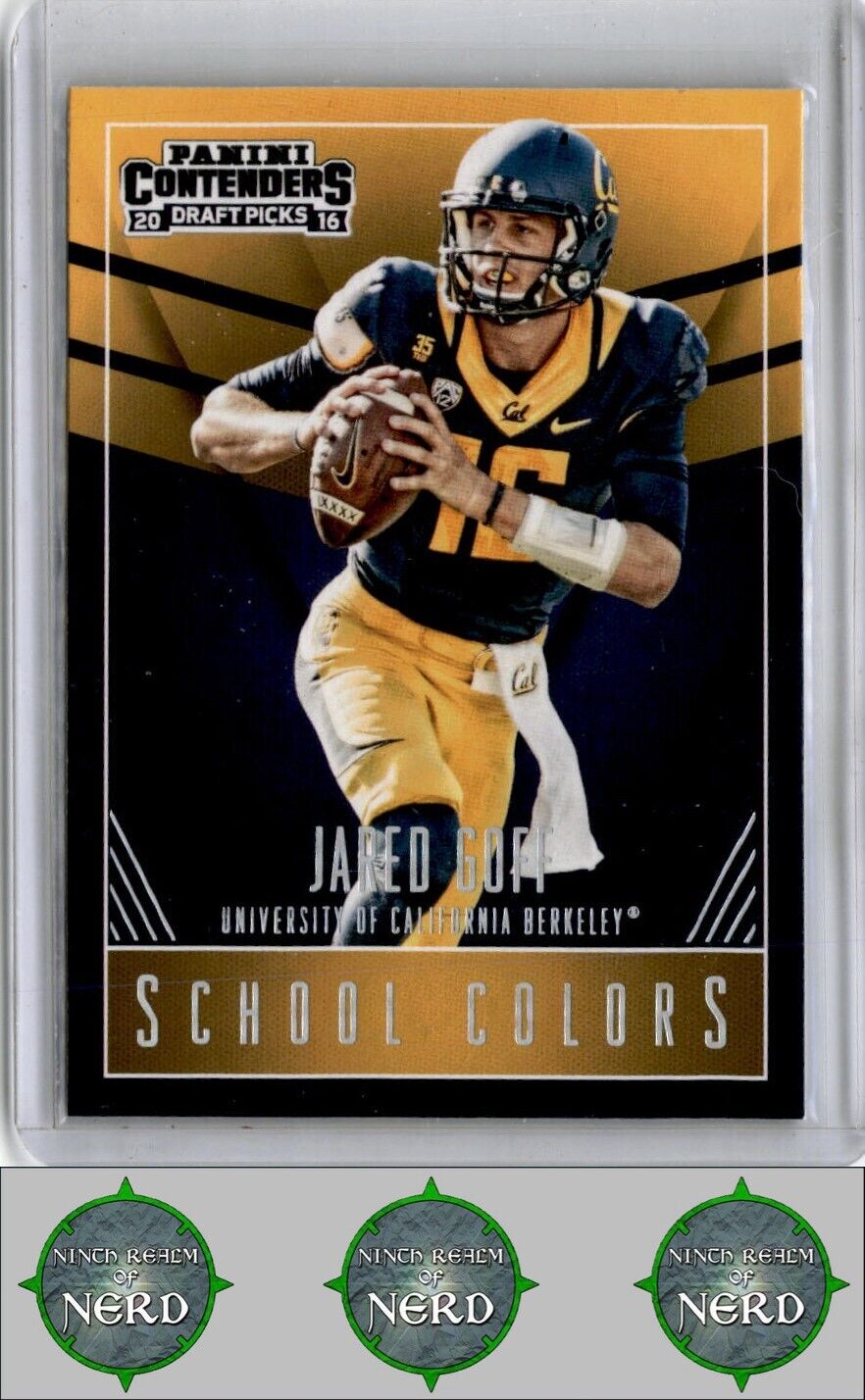 2016 Panini Contenders Draft Picks #2 Jared Goff School Colors