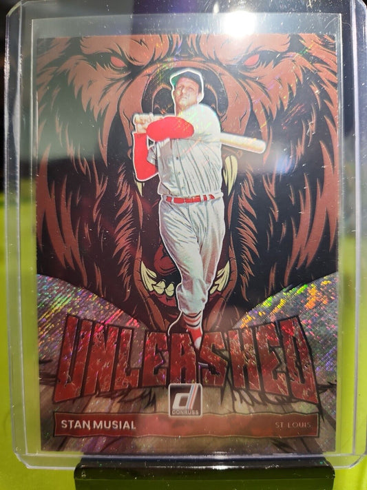 Stan Musial SP  2022 Donruss RAPTURE Refractor UNLEASHED #UL-14